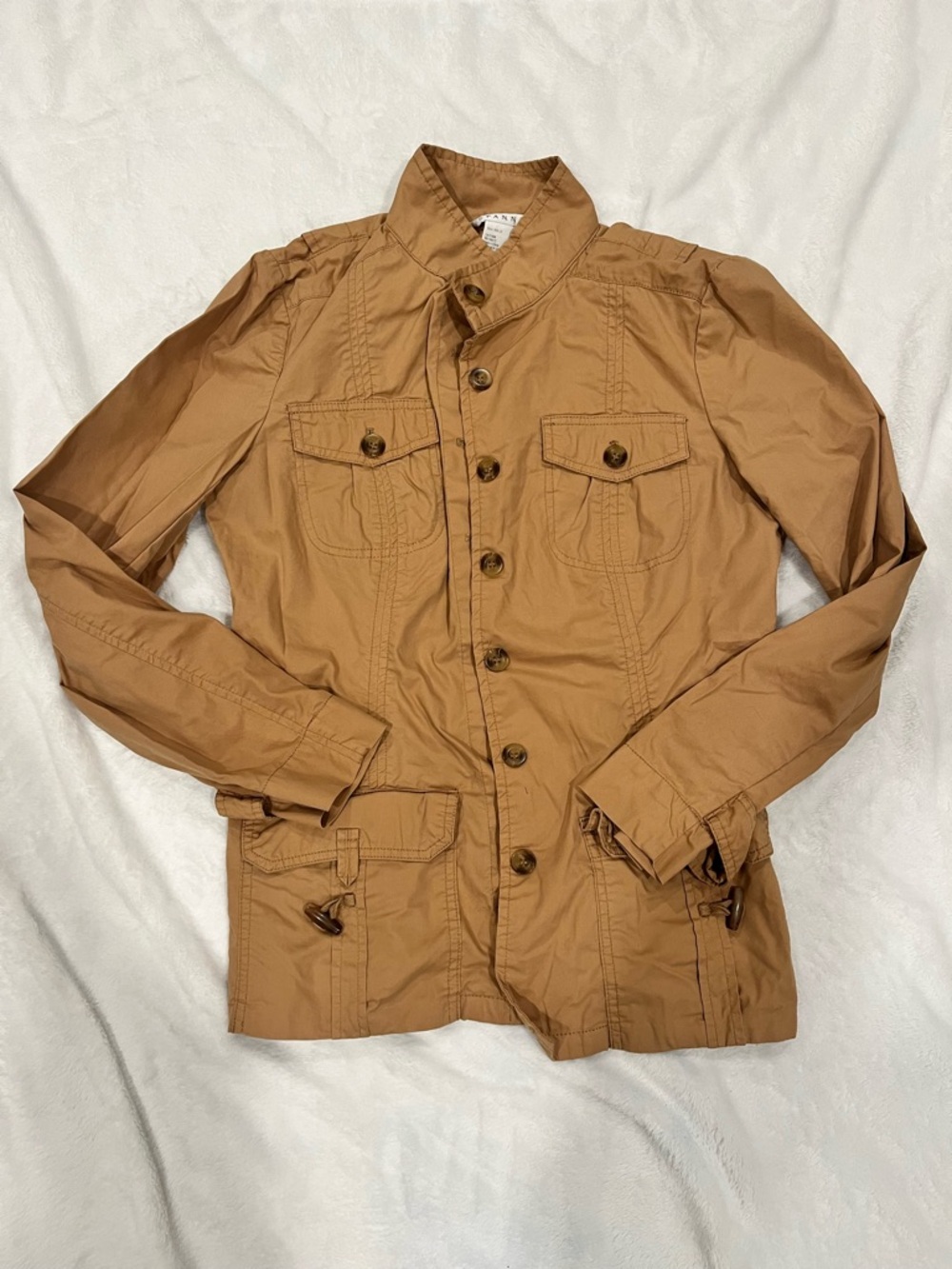 SPANNER Khaki Utility Safari Field Jacket - Size 4